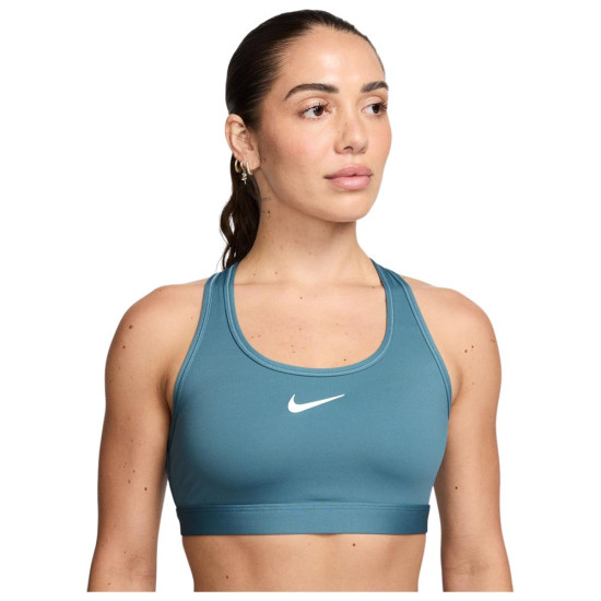 Nike Γυναικείο μπουστάκι Swoosh Medium-Support Padded Sports Bra